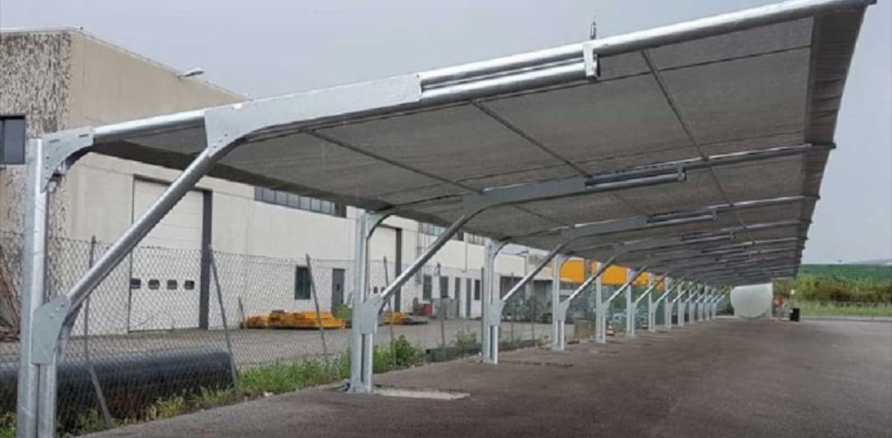 copertura per parcheggio